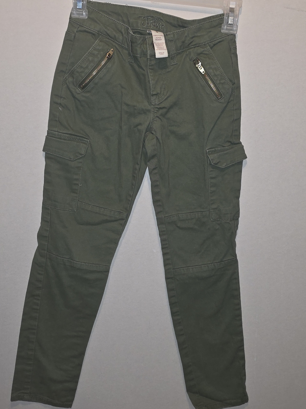 Girls Justice Brand Cargo Pants Size 8